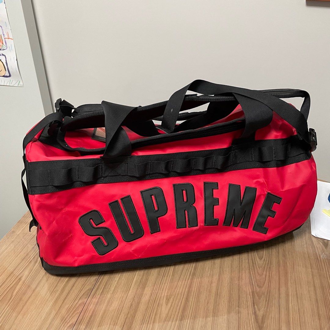 80%new> Supreme The North Face Arc Logo Small Base Camp Duffle Bag