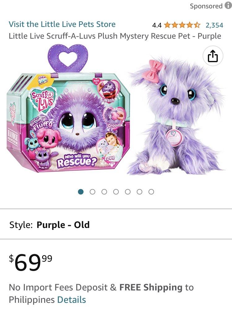 Scruff a sale luv purple