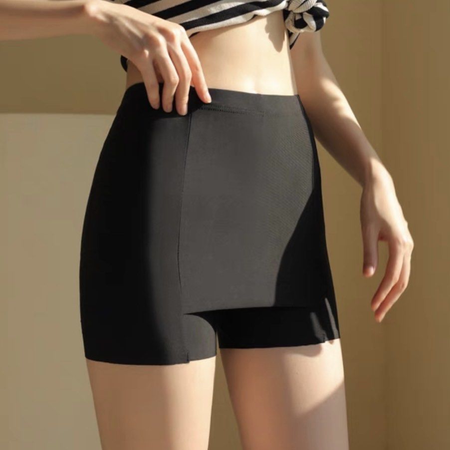 Buy Inkach Women's Safety Pants - Sexy Lace Trims Under Skirt Shorts  Underwear Leggings Slipshorts (Black) Online at desertcartINDIA