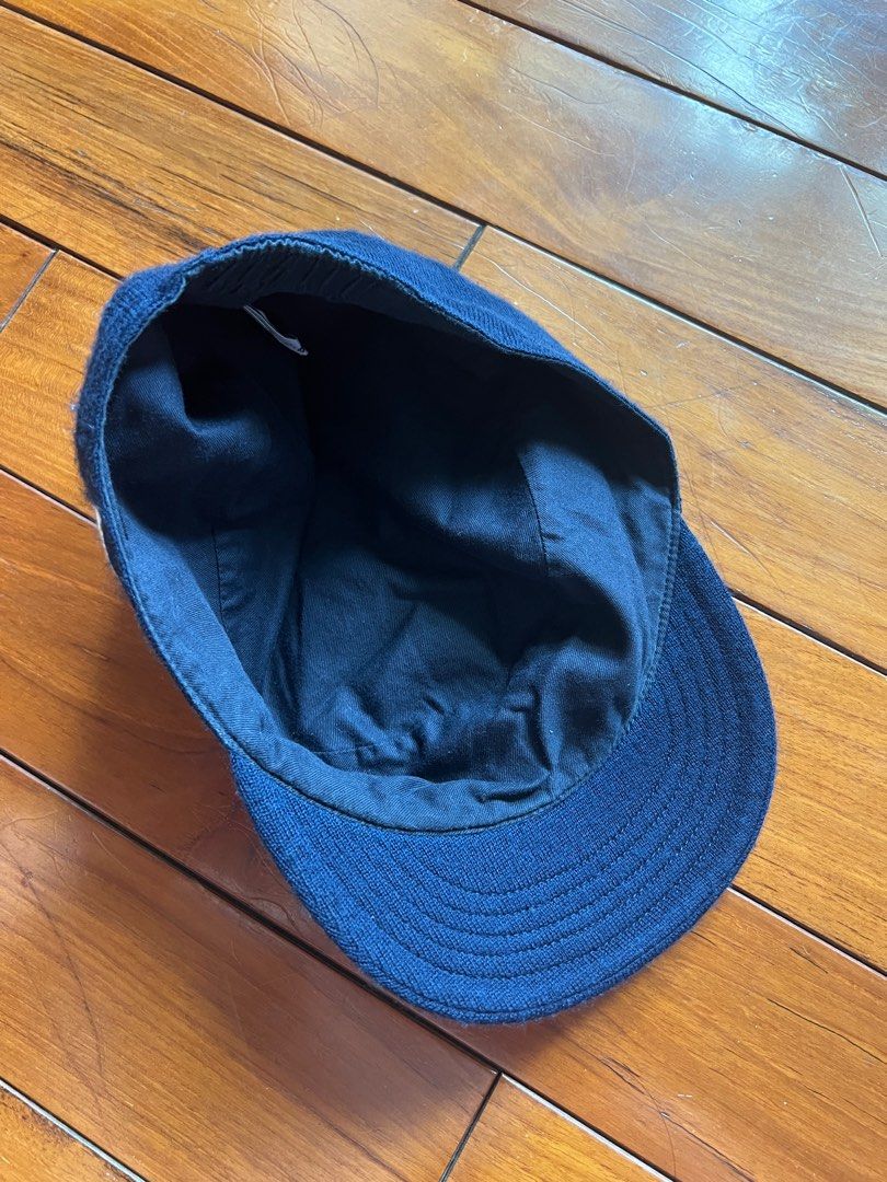 日本製Undercover 藍色帽子輕薄毛料size:2, 他的時尚, 手錶及