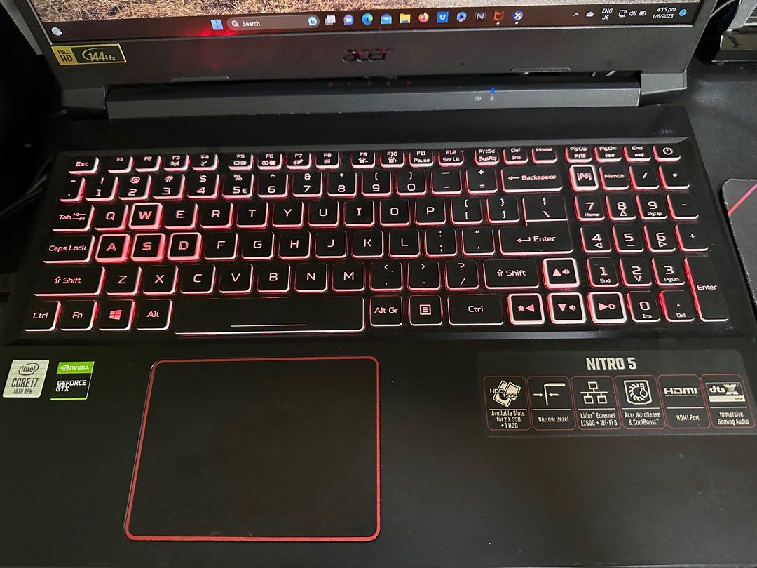acer nitro 5 ryzen 5 4600h gtx 1660 ti