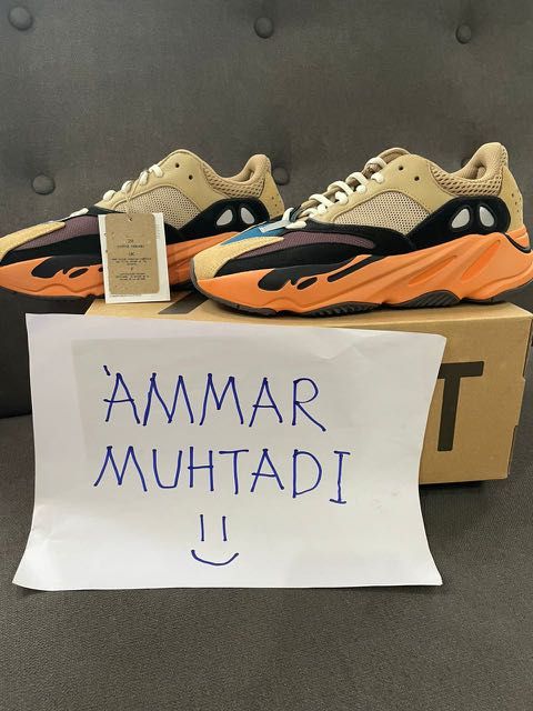 adidas gazelle silver green womens adidas Yeezy Boost 700 'Enflame Amber'  Reborn