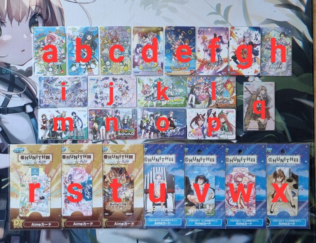 Selling Maimai DX PRiSM event aime cards, free int'l