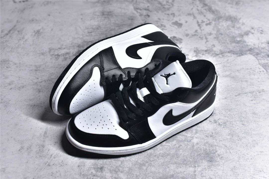 Air Jordan 1 low Black white Panda shoes Men s Fashion Footwear