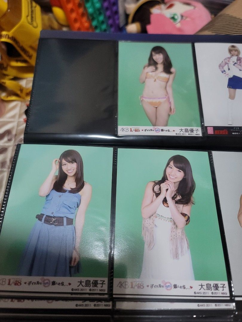 AkB48 大島優子生寫真3張, 興趣及遊戲, 收藏品及紀念品, 日本明星 
