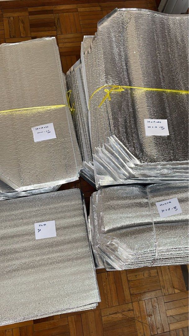 Aluminum Foil Insulated Food Storage Cooler Bag, Food & Drinks, Chilled