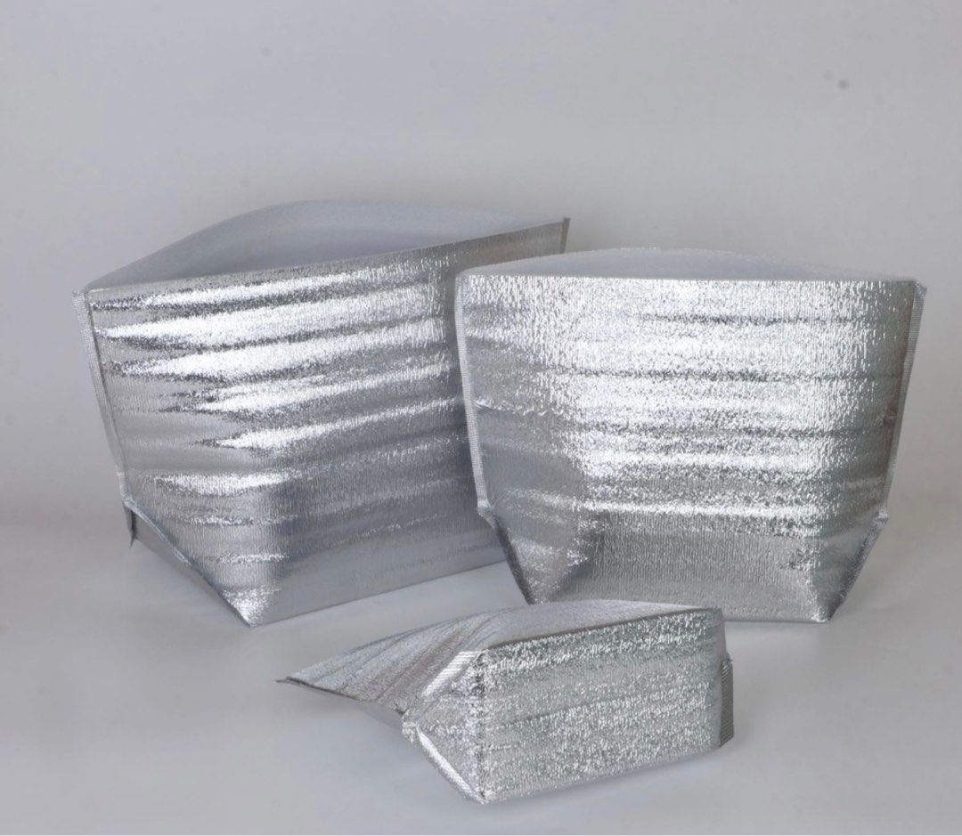 Aluminum Foil Insulated Food Storage Cooler Bag, Food & Drinks, Chilled