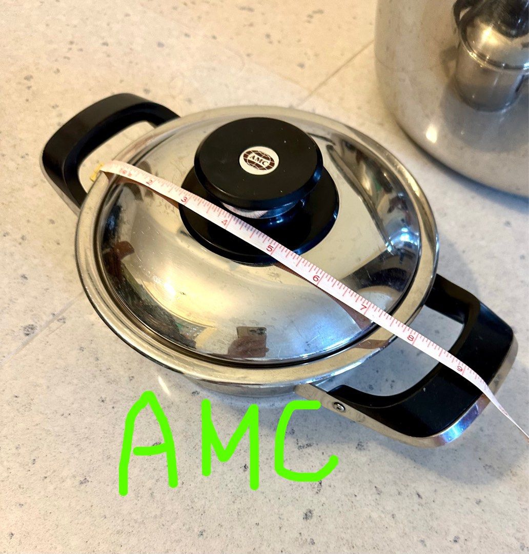 AMC Stainless Steel Pot, Furniture & Home Living, Kitchenware
