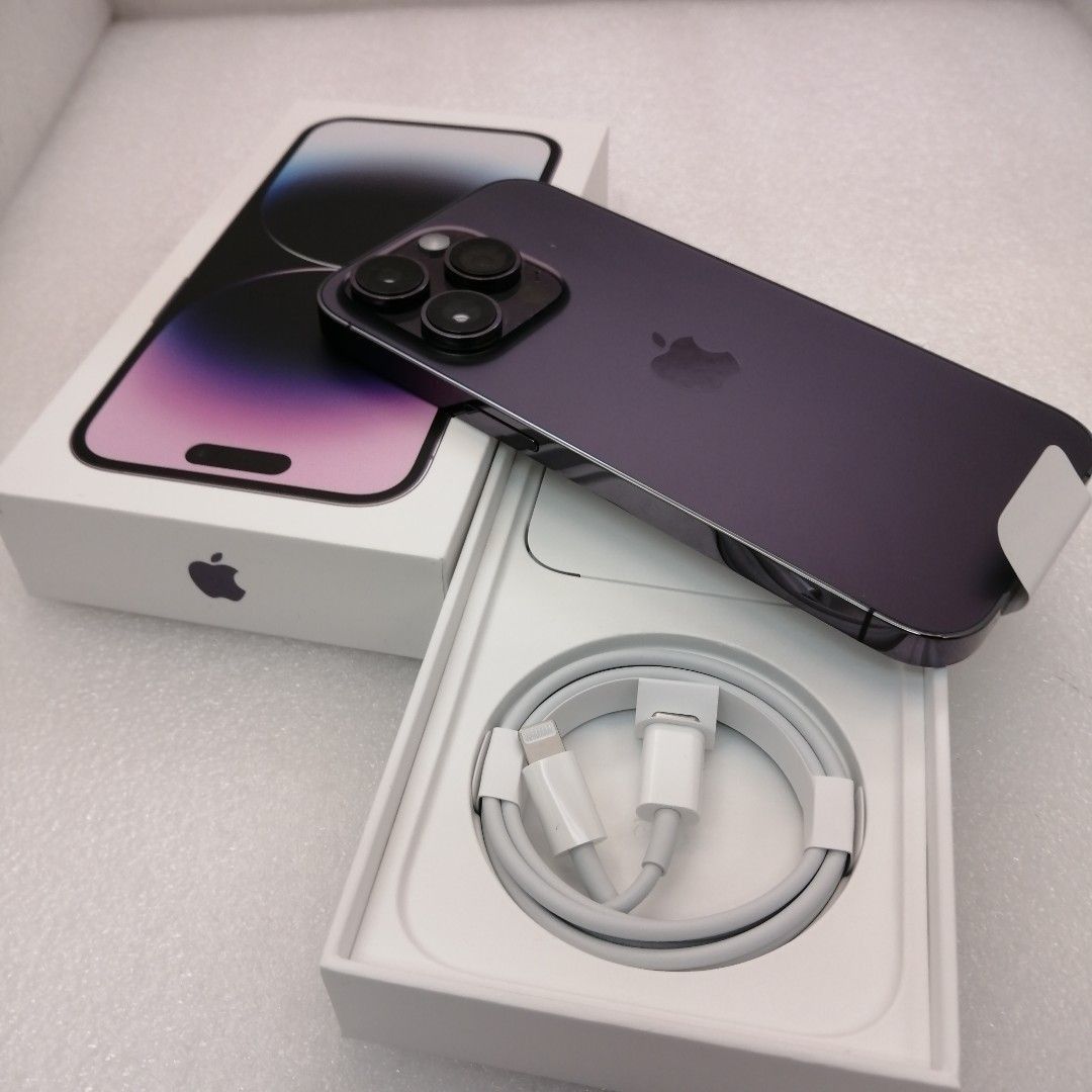 Apple iPhone 14 Pro 256GB 港版Deep Purple, 手提電話, 手機, iPhone 