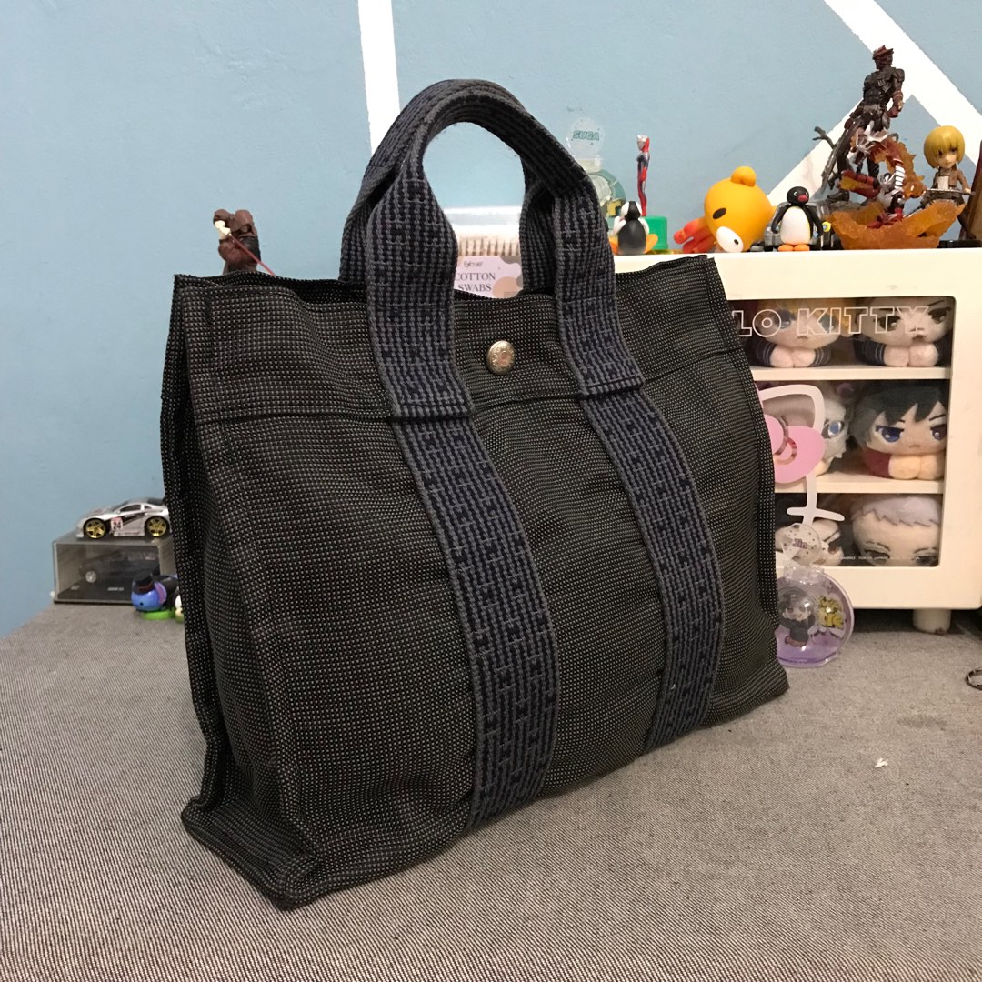 Hermes tote bag canvas price store