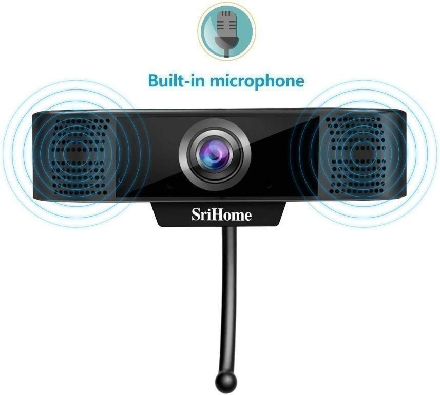 Srihome webcam para pc ordenador 1080p sh037 shop