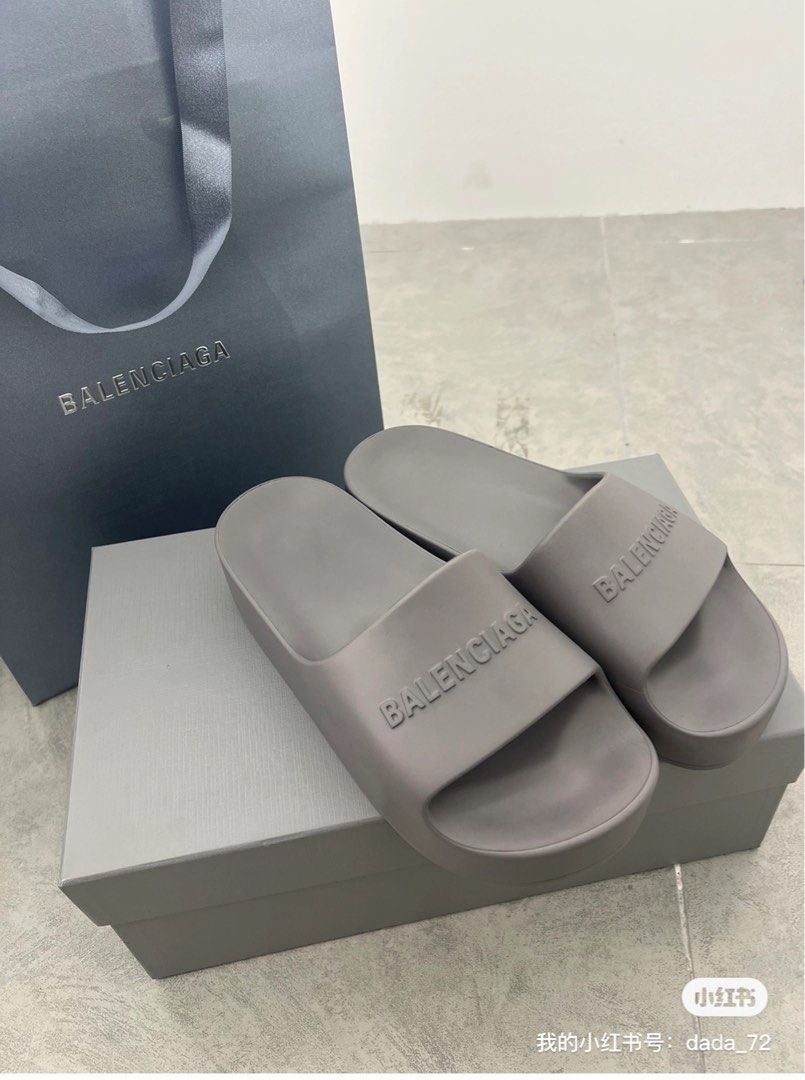 Balenciaga slides, Luxury, Sneakers & Footwear on Carousell
