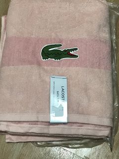 Bath towels Lacoste and Karl Lagerfeld