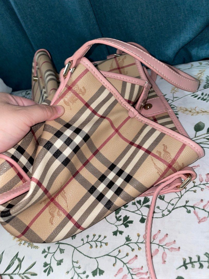 Burberry clear sales bag