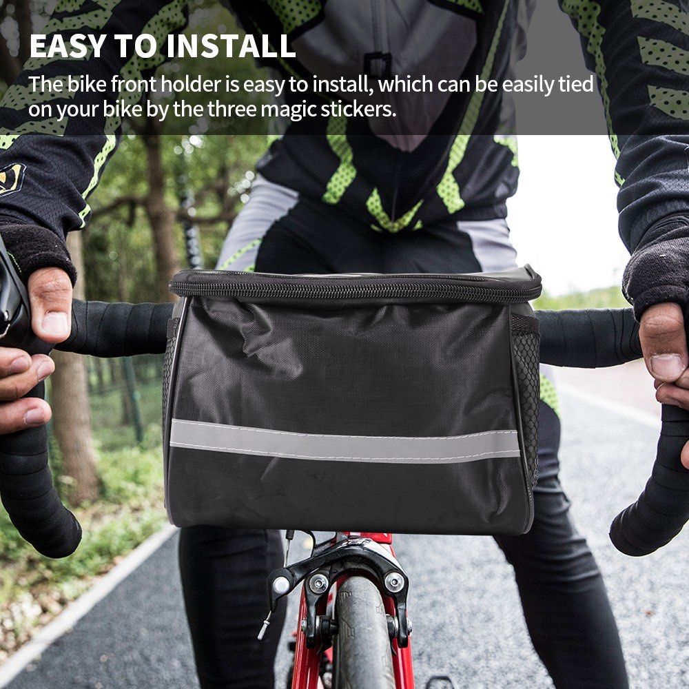 Bicycle front best sale pouch