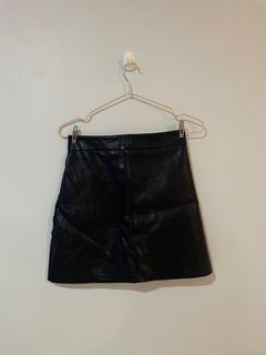 Black Leather Skirt