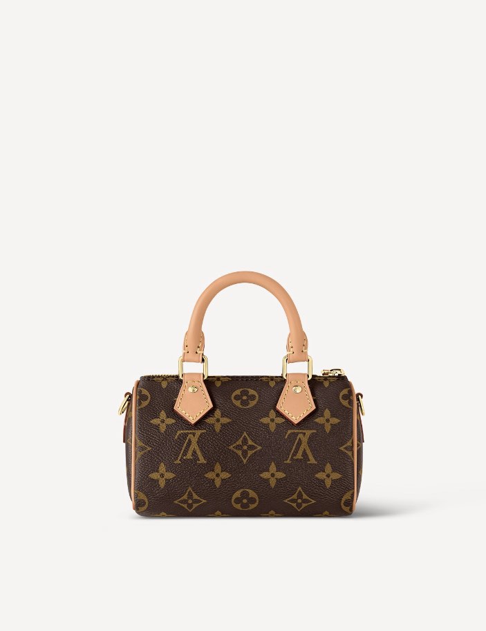 LV Nano Speedy Monogram canvas/cowhide leather trim GHW, Luxury, Bags &  Wallets on Carousell