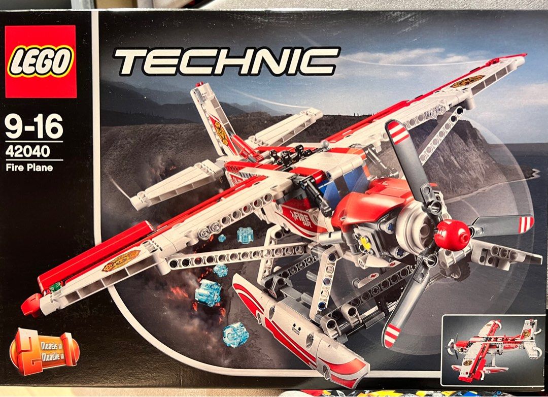 Lego technic hot sale fire plane