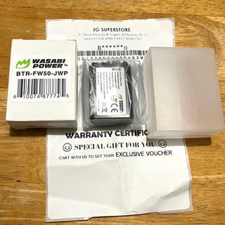BRAND NEW Wasabi Power Battery for Sony NP-FW50 FW50 (3months Warranty)