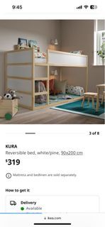 Bunk bed bed frame