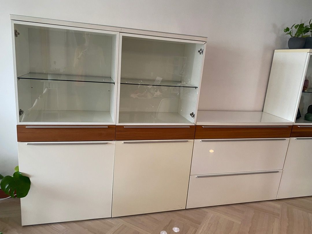 Wall, high gloss white, Furniture & Home Living, Furniture