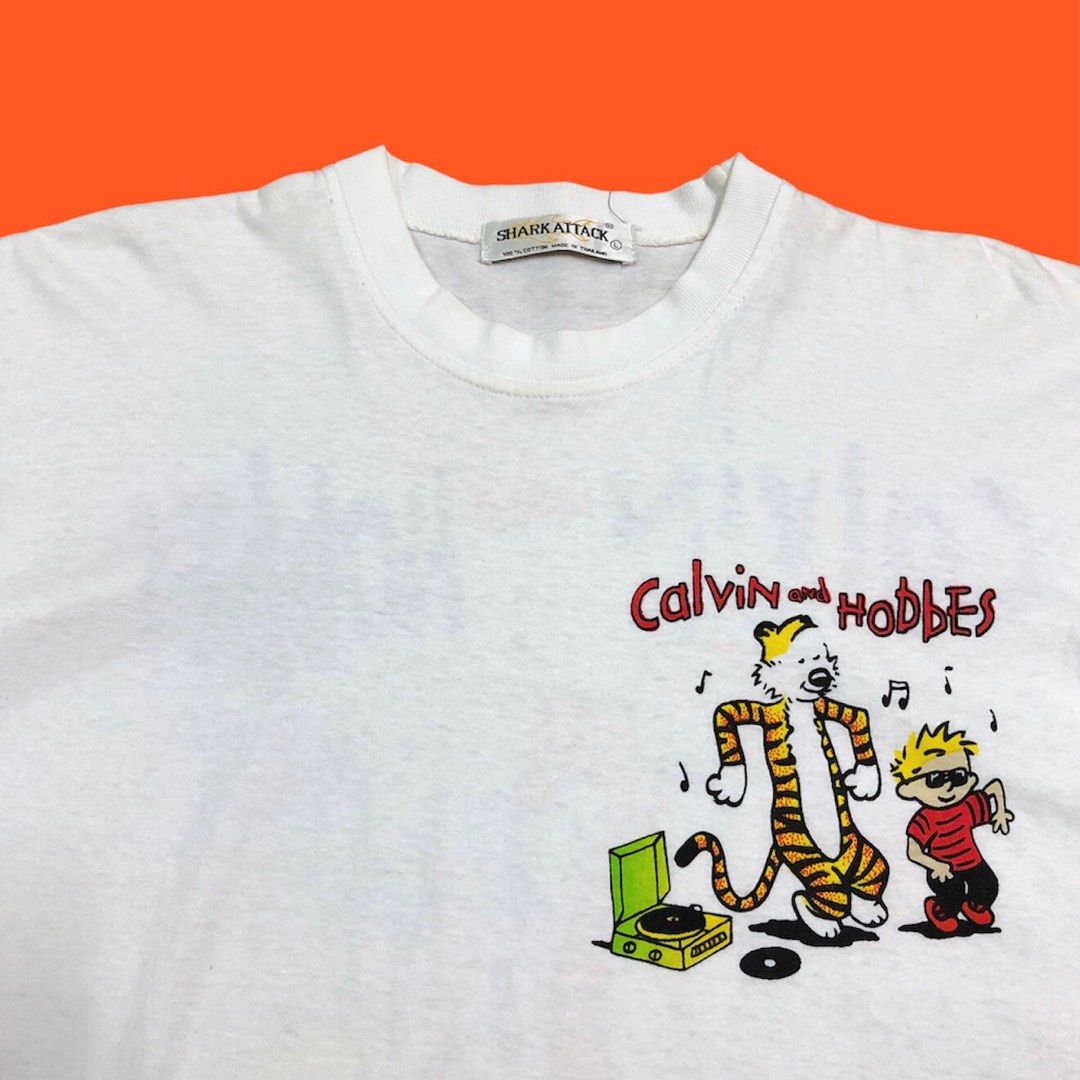 Calvin And Hobbes Mens Fashion Tops And Sets Tshirts And Polo Shirts On Carousell 3414