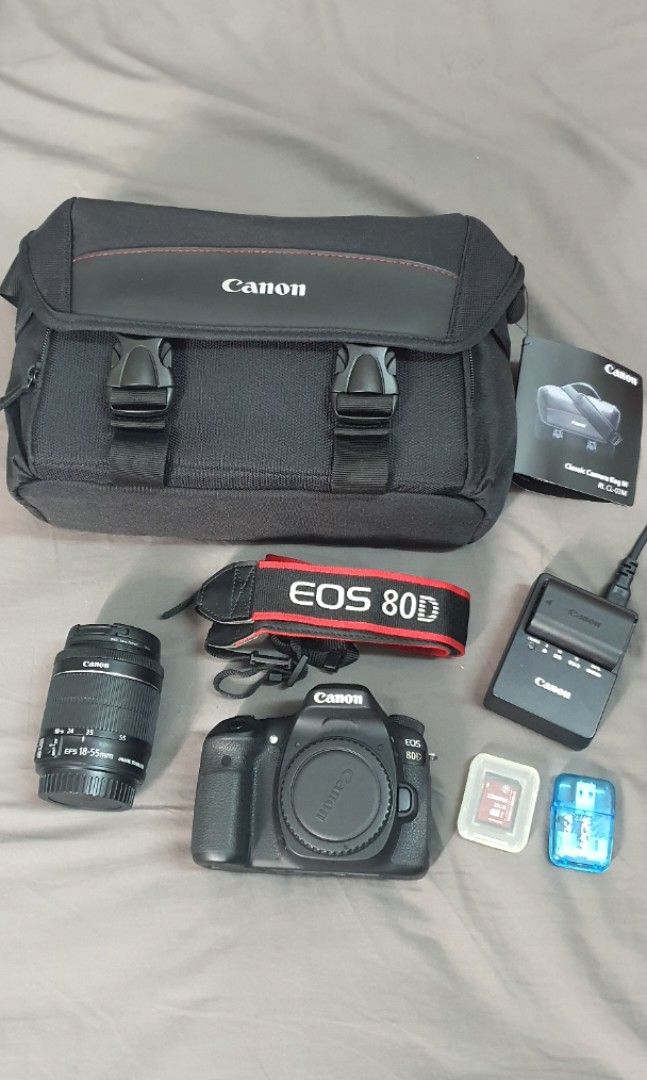 CANON EOS 80D BODY 18 55MM LENS FREE MARUMI LENS PROTECTOR
