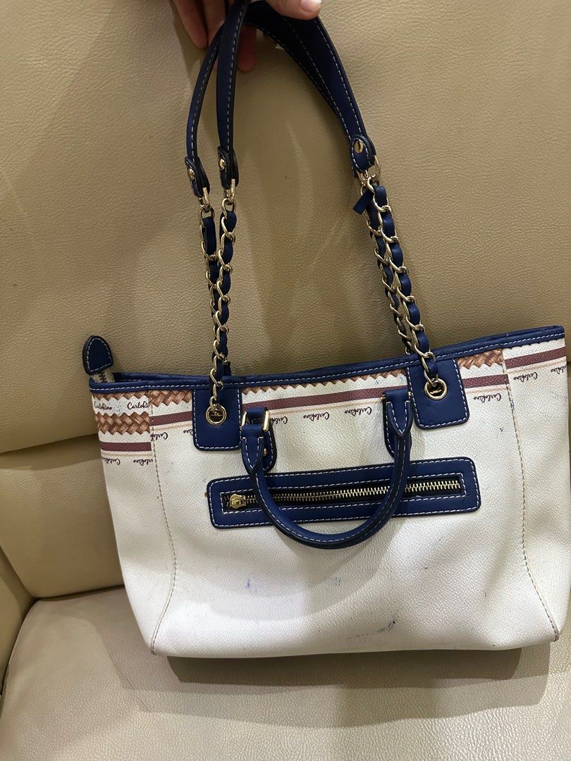 JUAL MURAH CEPAT Carlo rino handbag ORIGINAL AUTHENTIC Barang Mewah Tas Dompet di Carousell