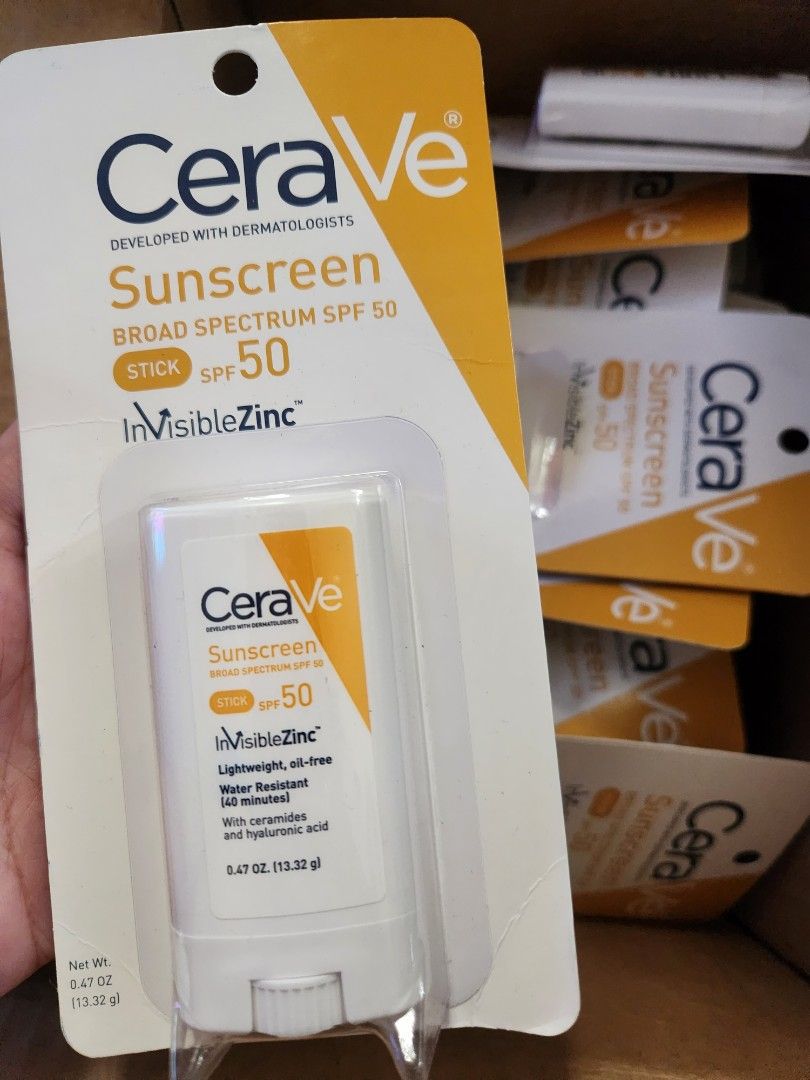 CeraVe Sunscreen Stick SPF 50, Beauty & Personal Care, Face, Face Care on Carousell