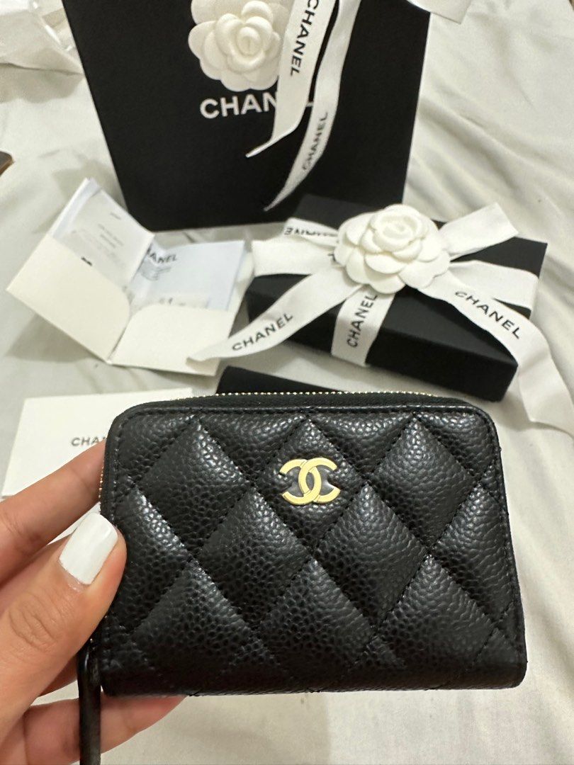 Unopened) Brand new Chanel Classic Zipped Coin Purse Black Caviar Gold  Hardware, Women's Fashion, Bags & Wallets, Wallets & Card Holders on  Carousell