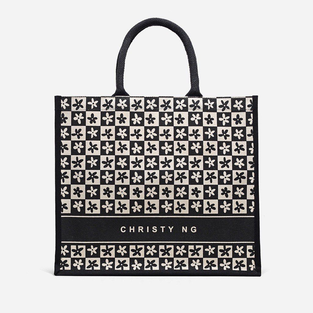 Monogram Tote Bag by Christy Ng, Women's Fashion, Bags & Wallets, Tote Bags  on Carousell
