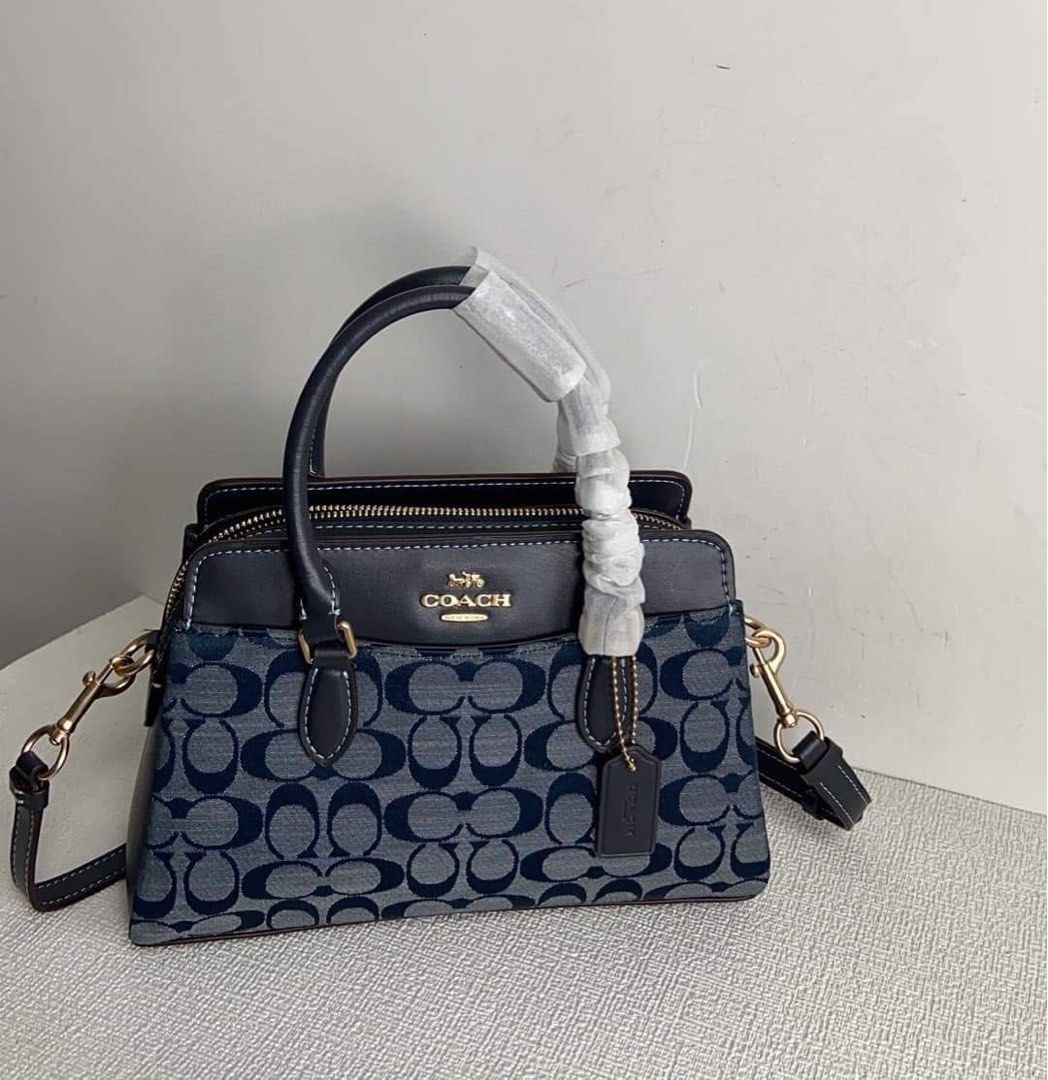 Coach Mini Darcie in Signature Chambray (Category: Luxury Bags & Wallets) located in Rizal. Submitted by LuxbyMarifrance (Listing ID 1235005626, Image 1). Description: 🏷️ 3,000 only + SF 💼 Coach Mini Darcie Carryall In Signature Chambray 📏 10 1/4” (L) x 6 3/4” (H) x 4 1/4” (W) 📌 with dust bag and paper bag ✨All trademarks, logos and brand names are reserved and property of the original brand owners. #coachph #authenticqualitybagsph #authentic