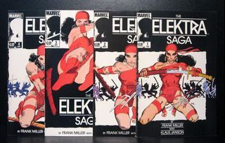 COMICS: Marvel: The Elektra Saga #1-4 (1984), story and art by Frank Miller