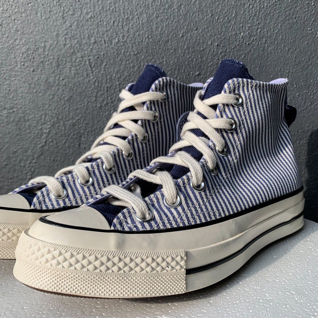 CONVERSE CHUCK TAYLOR 70s HI WASHED INDIGO EGRET BLACK Men s