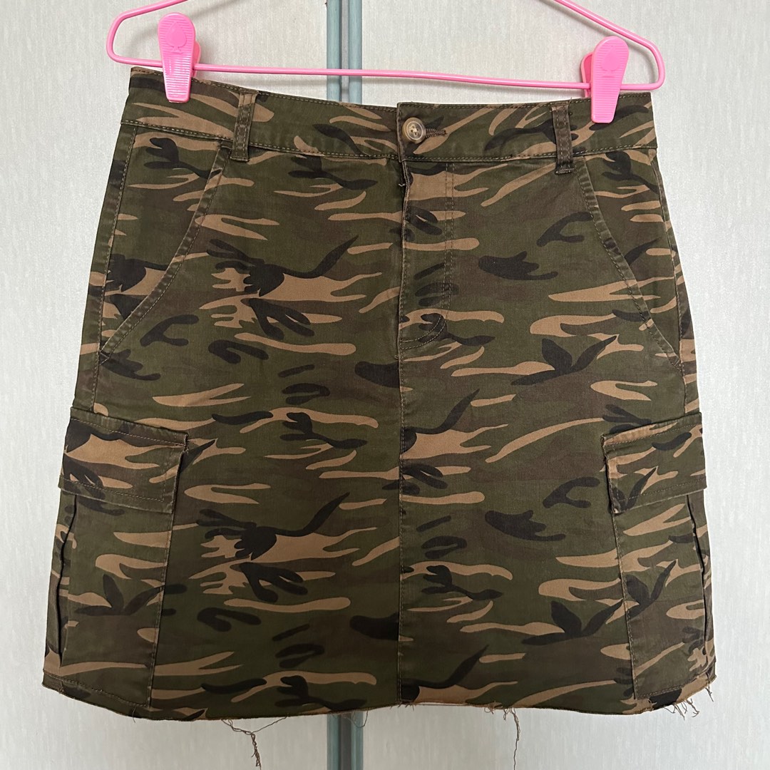 Cotton On Mini Skirt in Camouflage Women s Fashion Bottoms