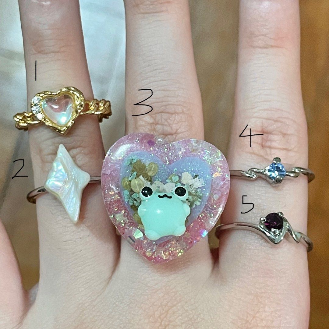 cute kawaii costume jewellery rings Women s Fashion Jewelry