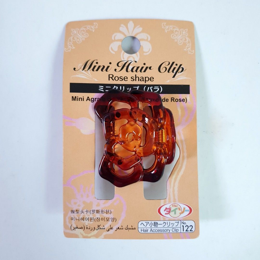Daiso Hair Accessory Clip Rambut Korea, Fesyen Wanita, Aksesoris di ...