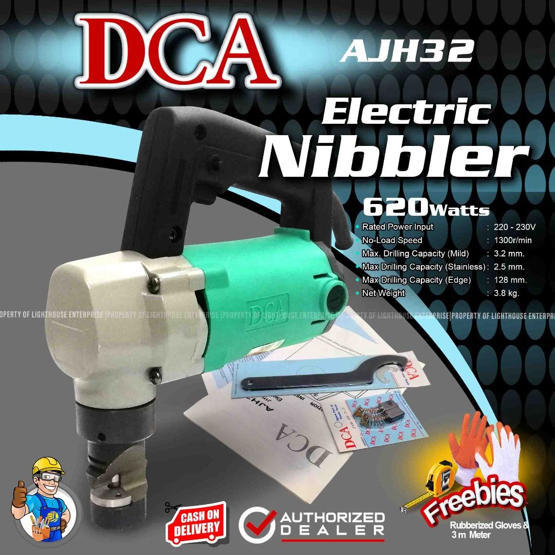 DCA 620W Electric Nibbler AJH32 LIGHTHOUSE ENTERPRISE