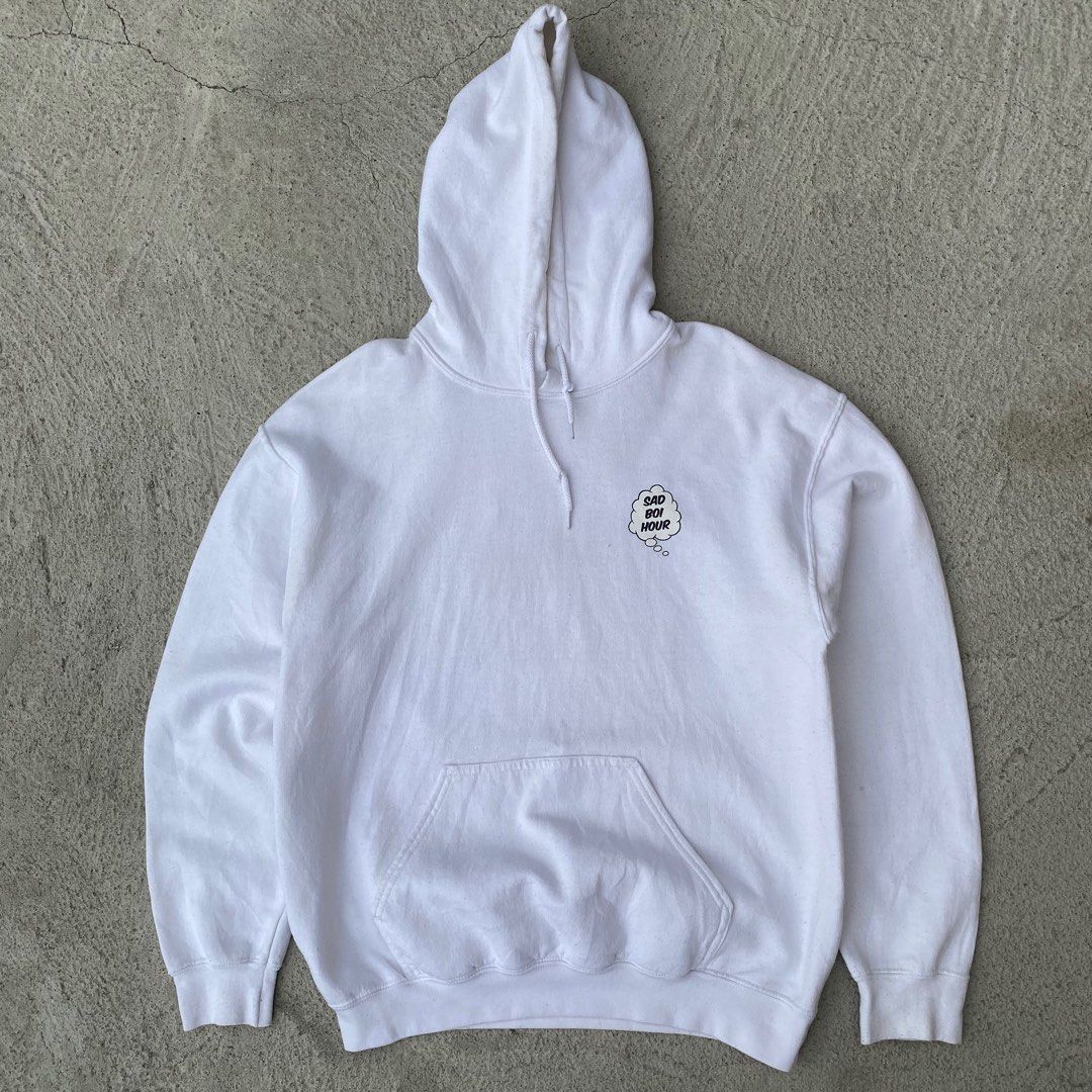 Sad boi sales hour hoodie white
