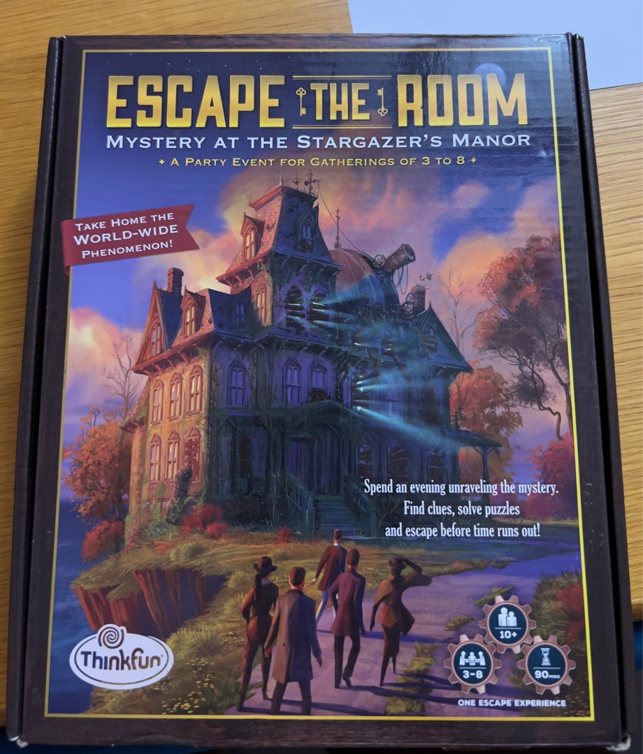 Escape Room Board Game!, Hobbies & Toys, Toys & Games on Carousell