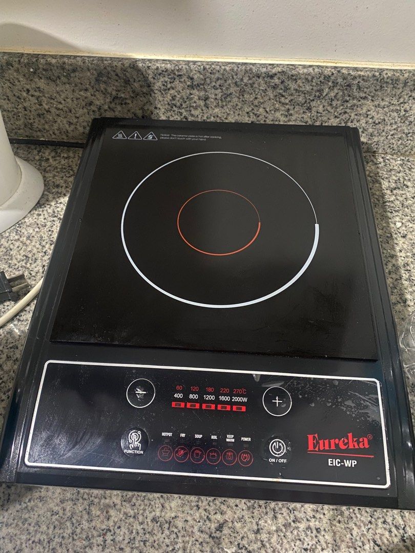 Eureka Induction Cooker with Pot, TV & Home Appliances, Kitchen Appliances, Cookers on Carousell