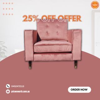 Exclusive Offer : Pink Sofa Available on sale !!!