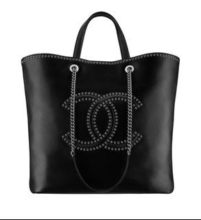 Eyelet Large Tote Shoulder Bag