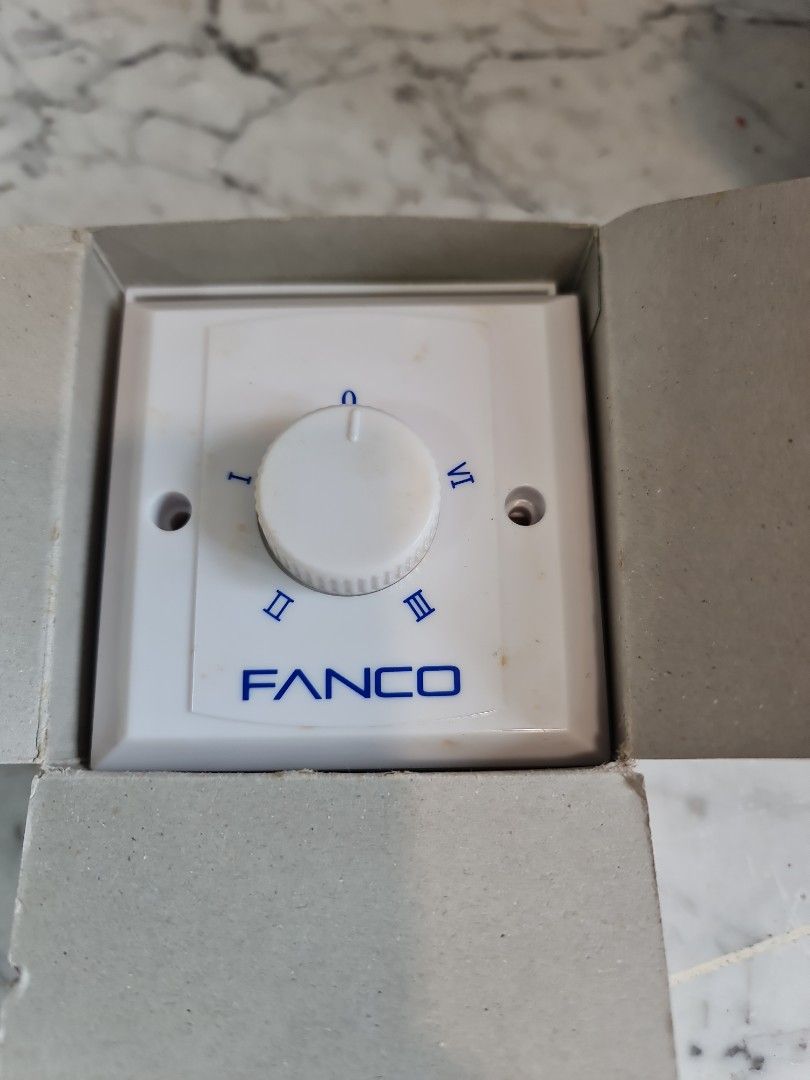 FANCO fan speed controller, Furniture & Home Living, Lighting & Fans ...