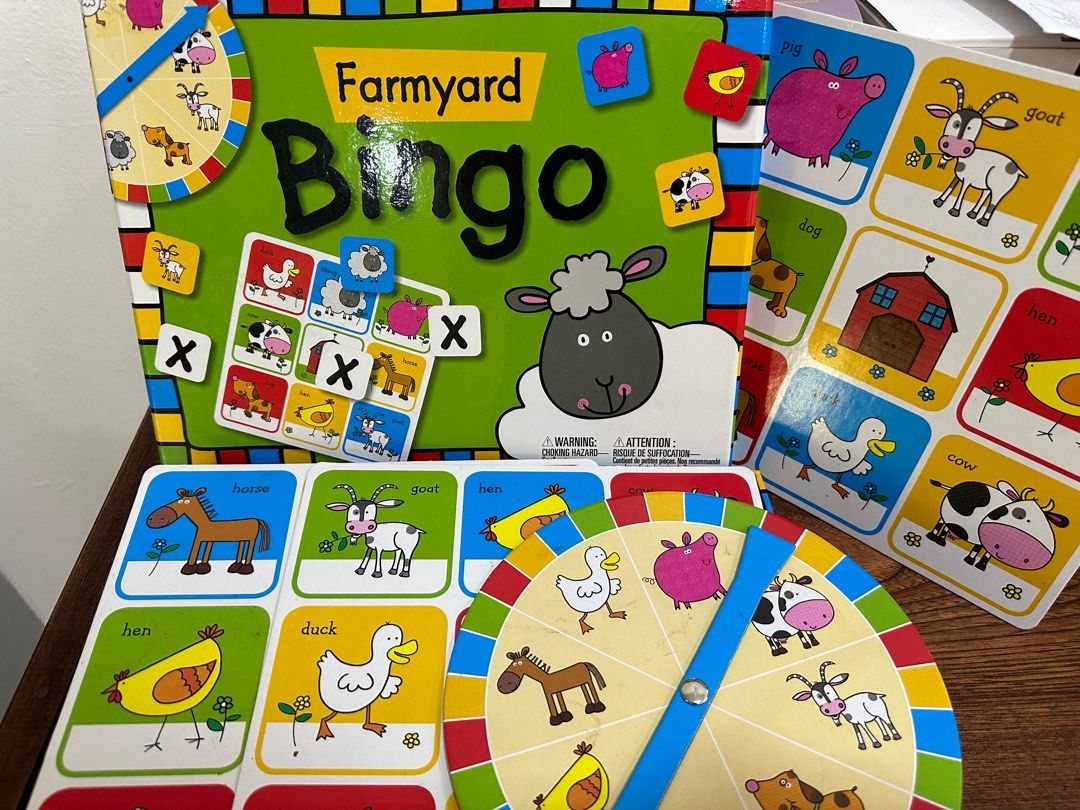 Farmyard Bingo / Board Game, Babies & Kids, Baby Nursery & Kids