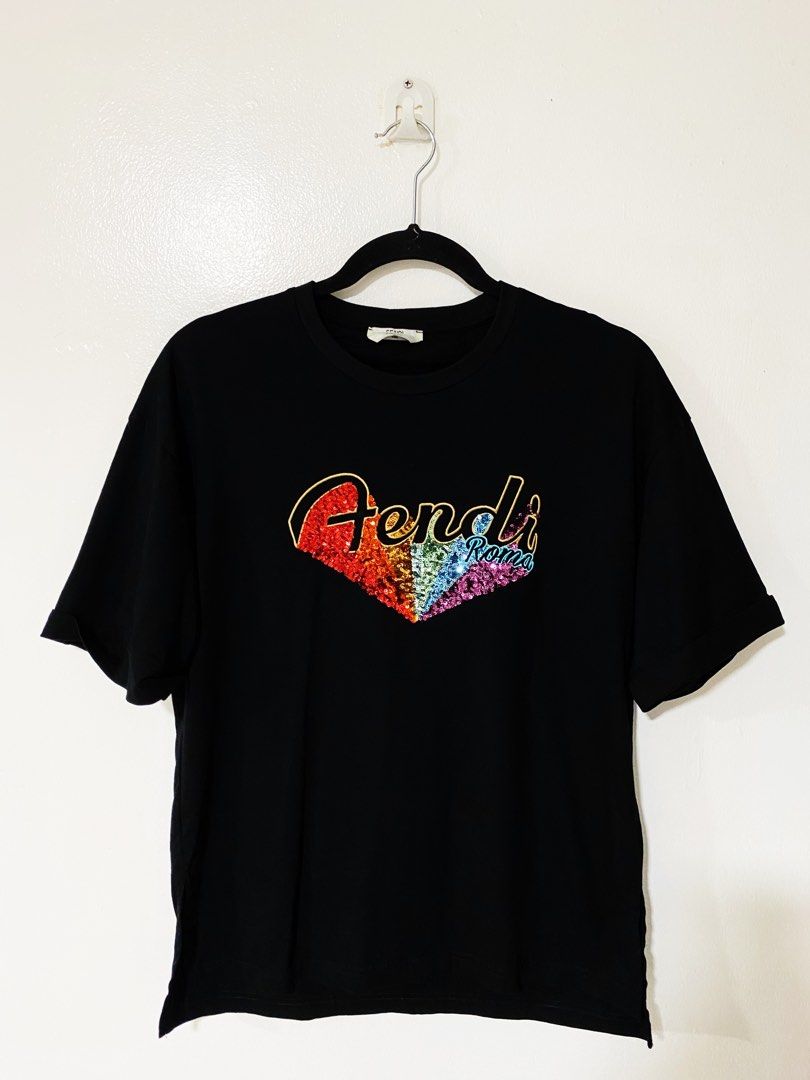 Fendi Rainbow Sequince Shirt