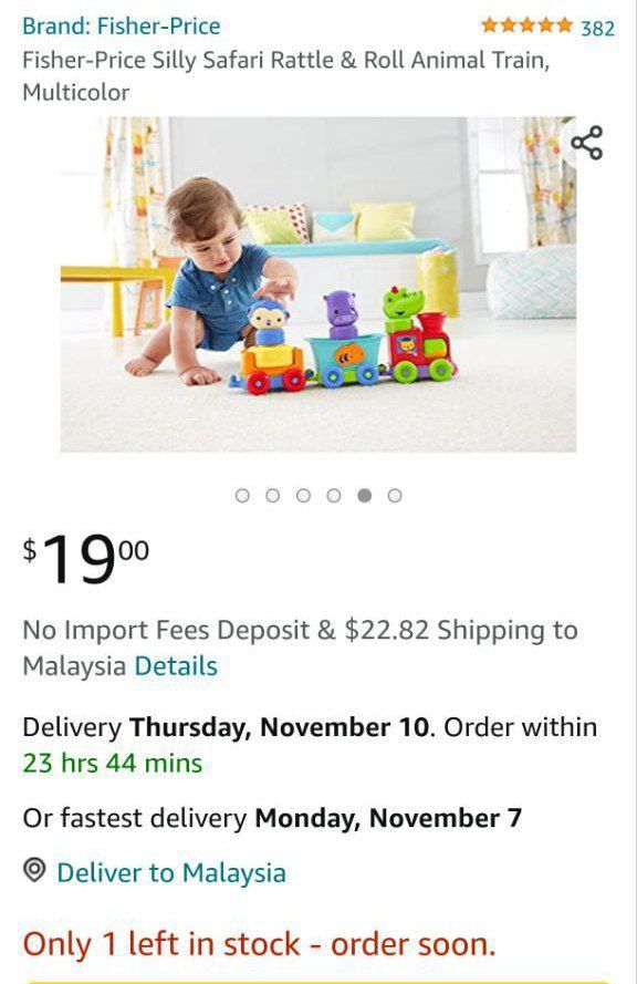 Silly safari rattle & roll animal train deals