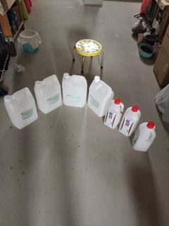 Free clean Jerry cans (5L and 2L) wash cars water plants