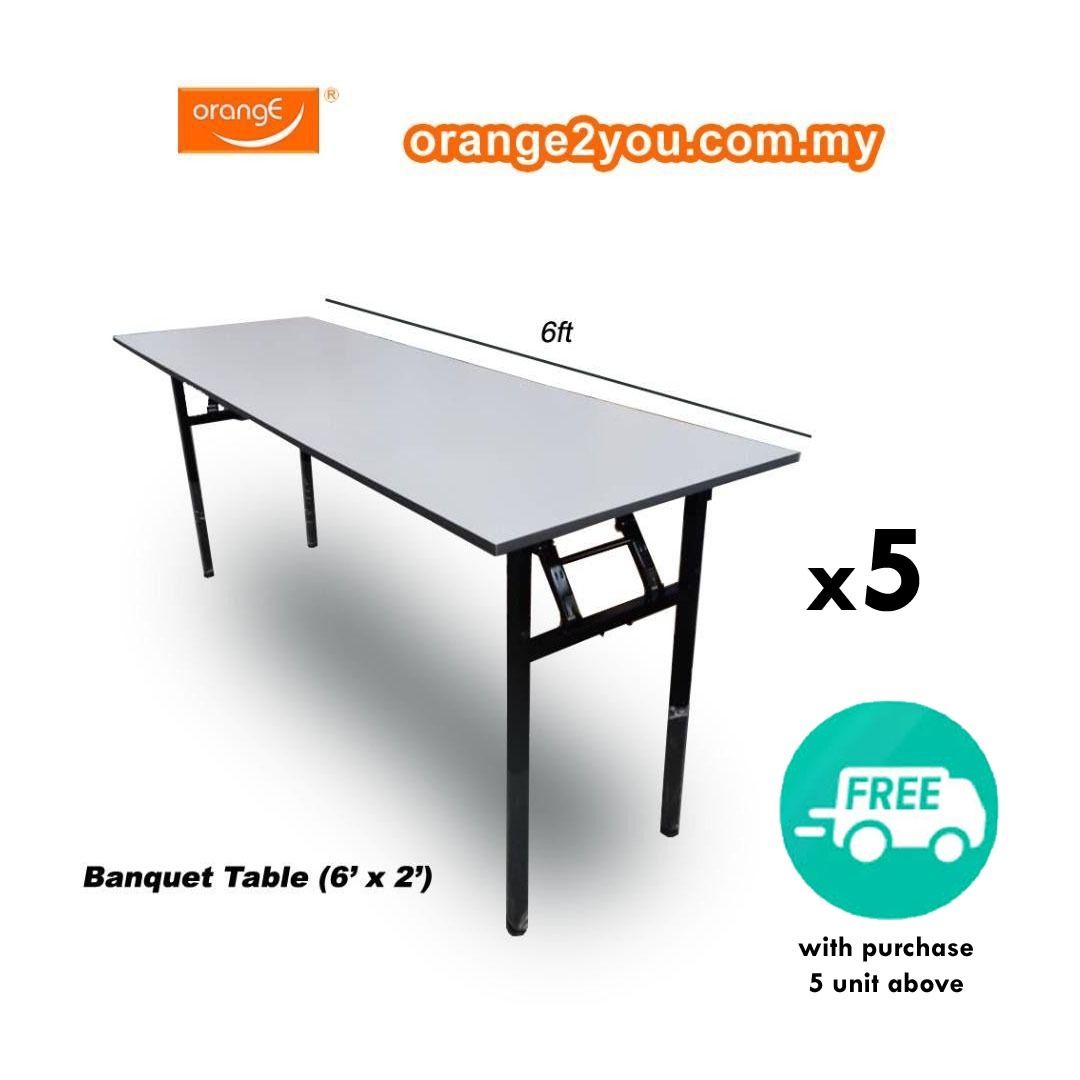 6x2 on sale folding table