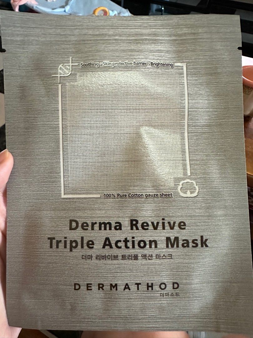 (Free) Expired facial mask Dermathod and Dr Cure 7, Beauty & Personal